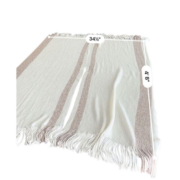 Luxury  Women Winter Knitted Scarf Poncho - Picture 2 of 6